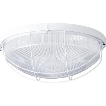 Venkovní osvětlení OSMONT ELEKTRA 5 stropní/nástěnné průmyslové plastové svítidlo bílá / čirá IP65 60W E27 HF (původní kód OS 46134) - OSMONT OS ELE46134