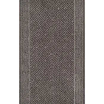 Koberec Breno Běhoun WALTON 49, šíře 80 cm, Šedá/Hnědá