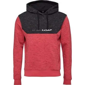 Pánská mikina Pánská mikina LOAP ECBAR XXL Červená, Černá