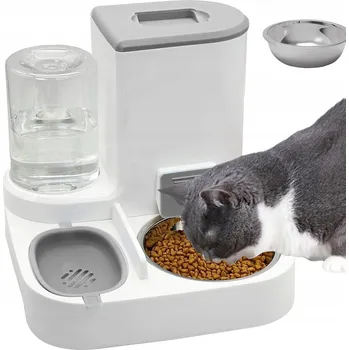 Miska pro psa AUTOMATICKÉ KRMÍTKO A NAPÁJEČKA 2V1 PRO PSY A KOČKY, SUCHÉ A VLHKÉ KRMIVO