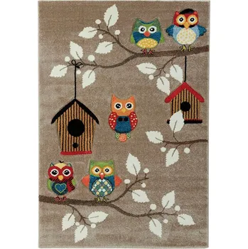 Koberec Breno Kusový koberec DIAMOND KIDS 24189/70, 120x170 cm, Hnědá/Vícebarevné