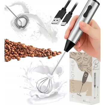 IP kamera Ruční napěňovač mléka blurr stříbrný s regulací rychlosti