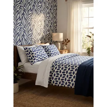 Povlečení Sinsay - Sada vzorovaného povlečení - námořnická modrá - 031IK-59X - 031IK-59X-ONE