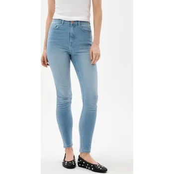 Sinsay - Džíny high waist skinny - modrá - 207HC-50J - 207HC-50J-38