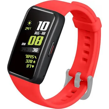 Řemínek na hodinky Silikonový řemínek FIXED Silicone Strap pro Huawei Band 6, červený