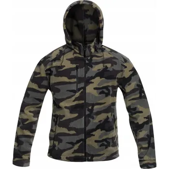 Pánská mikina Fleecová Mikina vojenská taktická mikina fleecová s kapucí maskáčový - Camouflage S