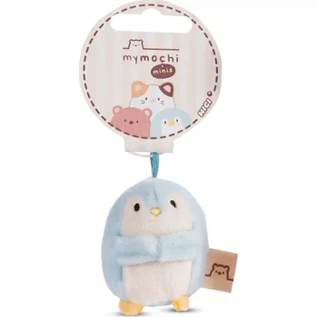 plyšák NICI Mymochi Minis přívěsek - Tučňák Waddle 5 cm
