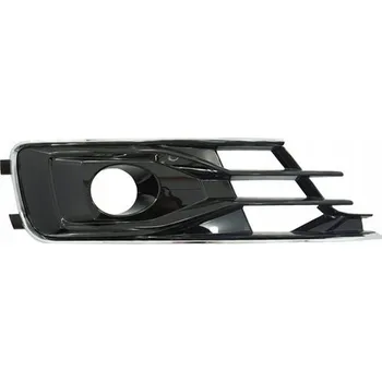 Nárazník # Audi A6 14-, Mřížka nárazníku pro mlhovky L+P sada