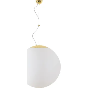 OSMONT ADR60318 ADRIA L5 závěsné skleněné svítidlo mosaz leštěná / bílá IP40 3000 K 48W LED DALI