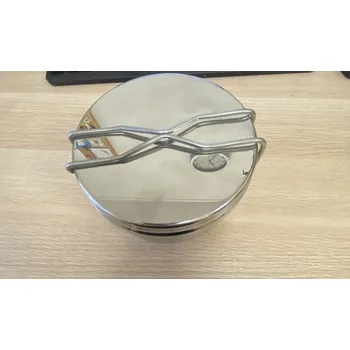 Kempingové nádobí Originál ešus nerezový třídílný AČR mírně použitý