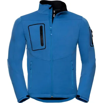 Pánská bunda Russell Athletic | 520M Bunda (softshellová) XXL azure blue
