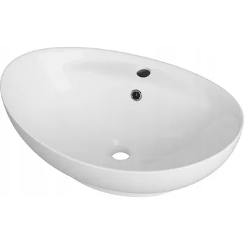 Umyvadlo Umyvadlo na desku kulaté Granitan SIENA bílé