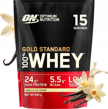Protein Protein směs proteinů Optimum Nutrition prášek 450 g vanilková příchuť