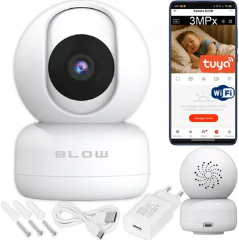 IP kamera ELEKTRONICKÁ CHŮVIČKA WIFI IP 3MP BLOW HD TUYA AUDIO SMART OTOČNÁ KAMERA