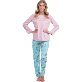 Dámské pyžamo Dámské pyžamo Ruko 2581/36816, S, růžová