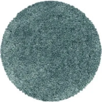 Koberec Kusový shaggy koberec Ayyildiz Sydney 3000 aqua, kruh, 100% polypropylen Rozměry koberců: 80x80 (průměr) kruh