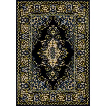 Koberec Breno Kusový koberec STANDARD FATIMA S Navy Blue, 120x170 cm, Vícebarevné