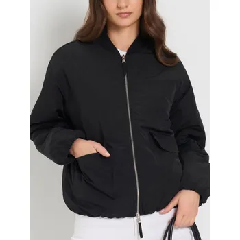 Dámský kabát Sinsay - Bomber bunda s kapsami s klopami - černá - 142GZ-99X - 142GZ-99X-XS