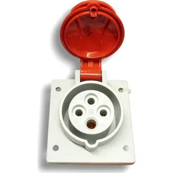 Elektrická zásuvka Elektrická Zásuvka hermetická Sez červená