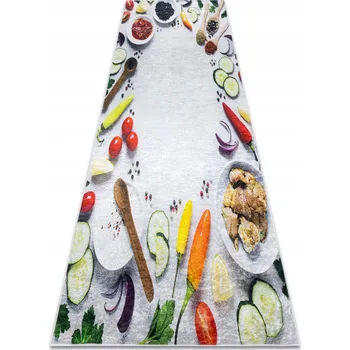 Koberec Koberec DO KUCHYNĚ pratelný Koření zelenina protiskluzový 80x200 cm