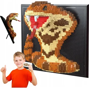 ostatní stavebnice Stavebnice 1533 dílků Hadík Dekorativní razítko pro děti Dárek