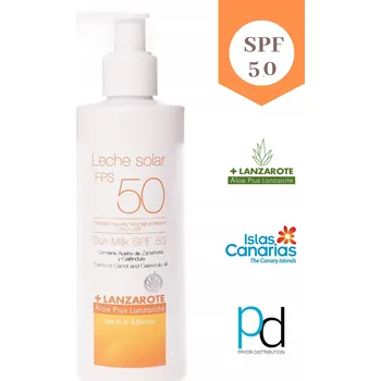 Přípravek na opalování Ochrana proti slunci SPF50 Aloe Plus Lanzarote