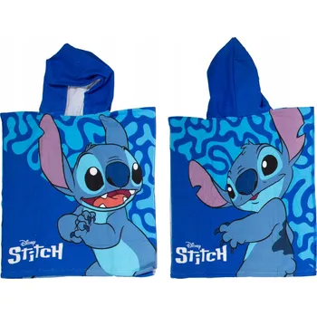 Disney Lilo a Stitch Cool plážová osuška pončo 55x110 cm