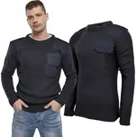 Brandit svetr BW Pullover modrý kulatý výstřih velikost L