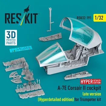 Plastikový model Reskit 1/32 A-7E Corsair II late cockpit Hyperd.(TRUMP)
