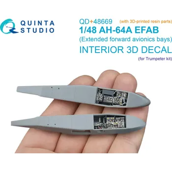 Plastikový model Quinta studio 1/48 AH-64A Forward Avionics Bays (TRUMP)