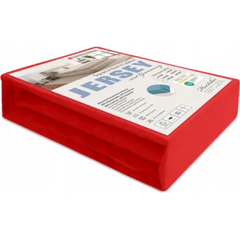 Prostěradlo Prostěradlo JERSEY s gumou červené 200x200 cm