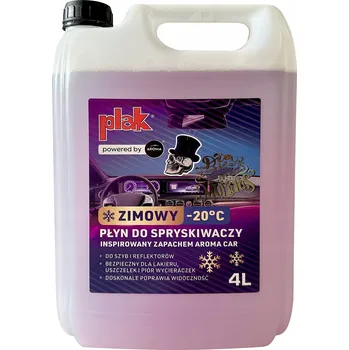 Směs do ostřikovače PLAK ZIMNÍ KAPALINA DO OSTŘIKOVAČŮ -20°C 4 L INSPIROVANÁ VŮNÍ AROMA CAR