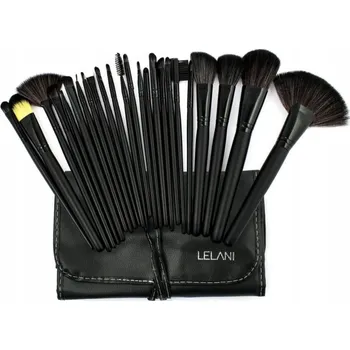 Kosmetický štětec Sada Štětců na make-up 24 ks V POUZDRU – černé