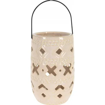 Aroma lampa Keramická lampa 23 cm s úchytem zelená