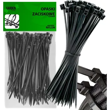 Organizace kabelů Stahovací pásky kabelové stahovací pásky nylonové černé pevné - 2,5x100mm 100 ks