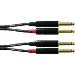 Cordial Adaptér Cfu Pp2X 2x Jack 3,5 mm samec - 6,3 mm samec