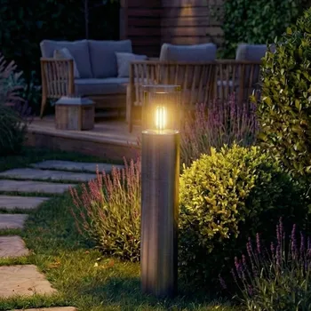 Lampička Žárovka OSRAM ENDURA CLASSIC EBRO, nerezová ocel, 49 cm IP44 1 x 20 W - Doprava zdarma