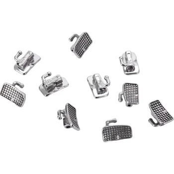 Dentální hygiena Monoblokové ortodontické bukální trubice Roth 0,018 80 ks pro 1. molár Lepitelné zubní trubice pro ortodontické použití