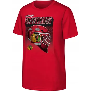 Chlapecké tričko Dětské tričko Chicago Blackhawks NHL Five Hole Ctn Tee Velikost: Dětské S (