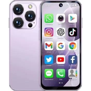 Mobilní telefon Mini smartphone SOYES XS19 Android 10.0 ROM 2GB RAM 16GB 97.7x46.3x9.7mm fialová