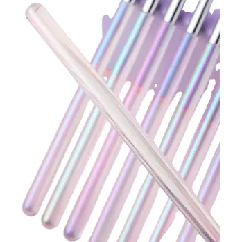 Štětec na zdobení nehtů 7 mm Manikúrní štěteček na modeláž nehtů Profesionální nástroj pro detailní nail art