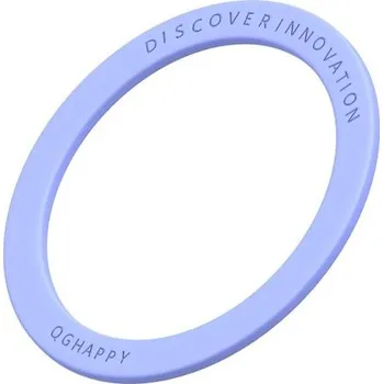 Magnetický kroužek držák telefonu 53 x 45 mm Univerzální držák na mobil pro iPhone 12 až 14 a Xiaomi Silné magnetické uchycení fialová