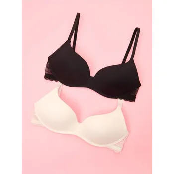 Podprsenka Sinsay - Push-up podprsenka 2 pack - vícebarevná - 729AX-MLC - 729AX-MLC-70C