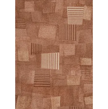 Koberec Breno Metrážový koberec EDITOR 86, šíře 400 cm, Hnědá/Vícebarevné