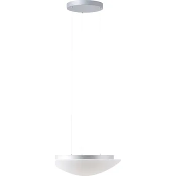 Svítidlo OSMONT AURA LE5 závěsné skleněné svítidlo stříbrná / bílá IP40 4000 K 24W LED - OSMONT OS AUR67933