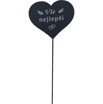 Velikonoční dekorace Zápich srdce s nápisem K4752