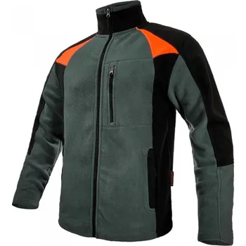 Pánská mikina POLAR PÁNSKÁ pracovní Pánská Mikina rozepínací, zateplená fleecovou bez kapuce