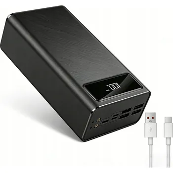 Powerbanka VÝKONNÁ POWERBANKA s kabely 50000mAh 4xUSB USB-C RYCHLÉ NABÍJENÍ