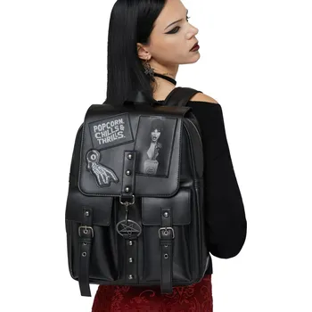 Městský batoh batoh KILLSTAR x ELVIRA - Popcorn, Chills And Thrills - Black