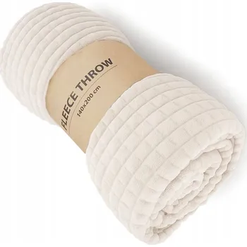 Prostěradlo Fleecová deka artforhome polar 140 cm x 200 cm béžová